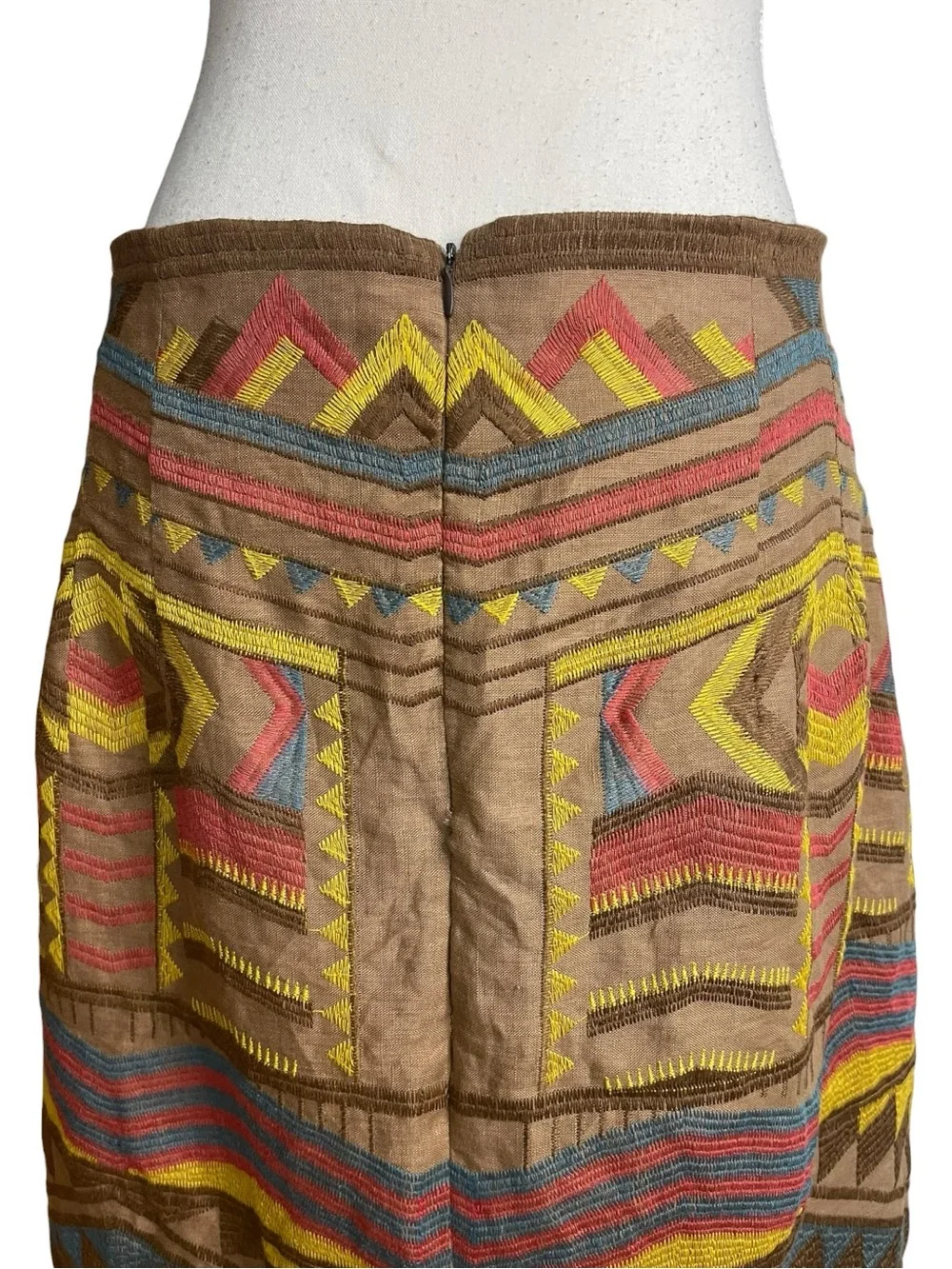 Zara embroidered linen
